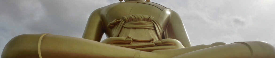 Wat Paknam - posąg Buddy