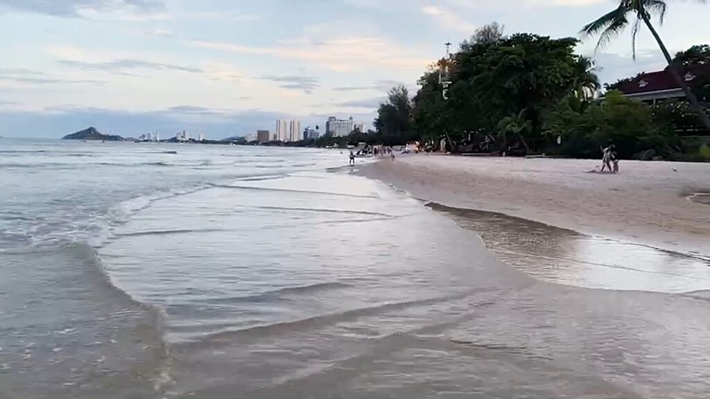 Hua Hin - widok na plażę