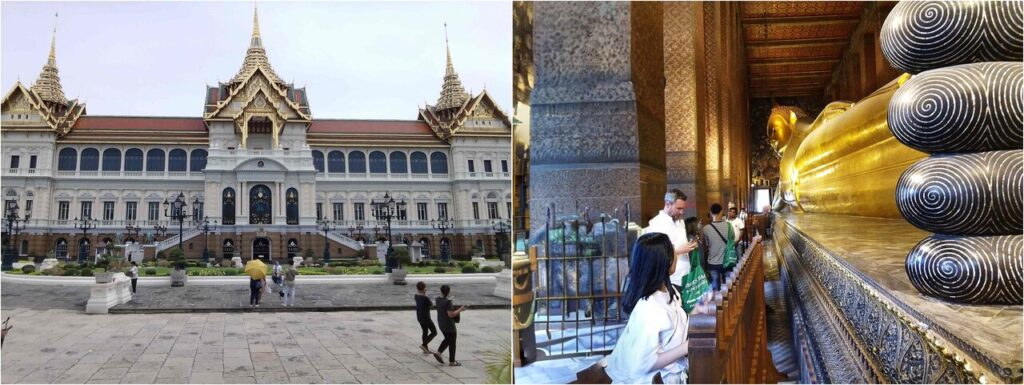 Wielki Pałac Królewski i Leżący Budda w Wat Pho - fot. Daniel Karwicki